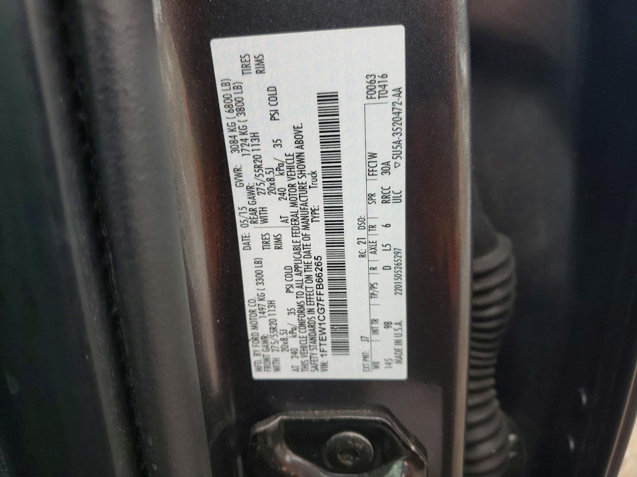 2015 Ford F150 Supercrew