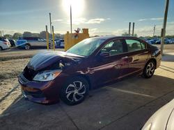 Honda salvage cars for sale: 2017 Honda Accord lx