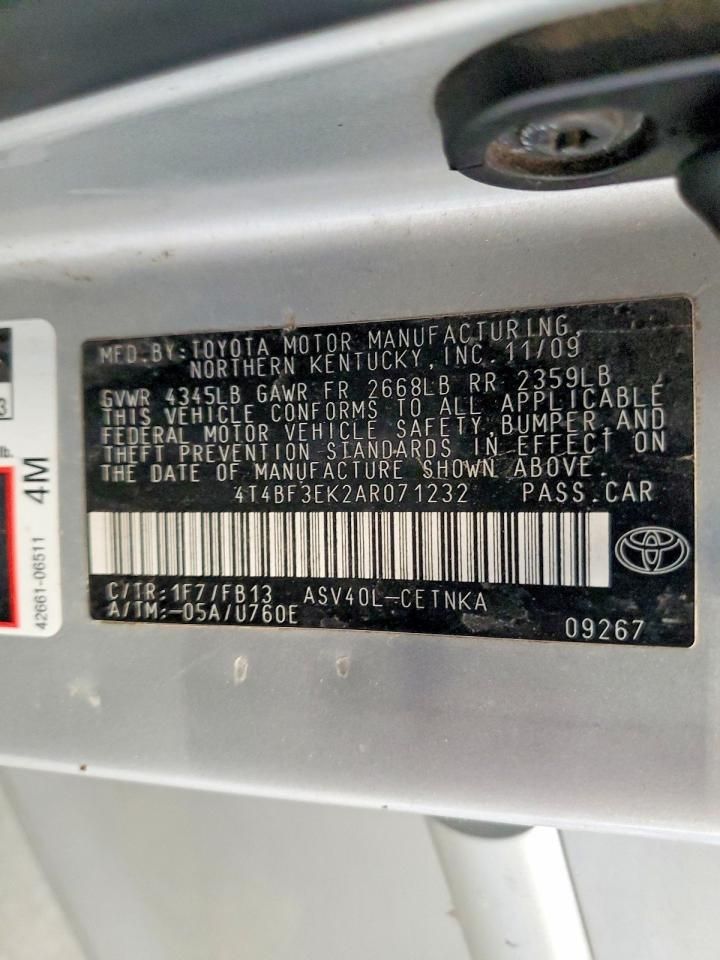2010 Toyota Camry Base