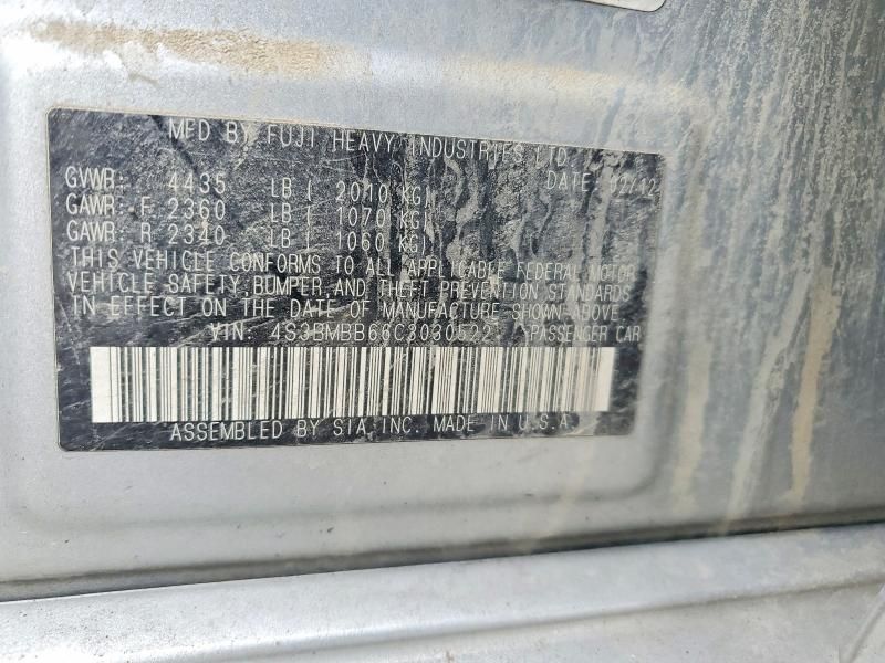 2012 Subaru Legacy 2.5i Premium