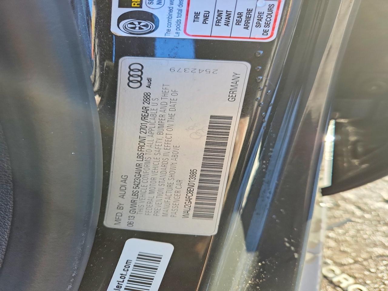 2014 Audi A7 Prestige