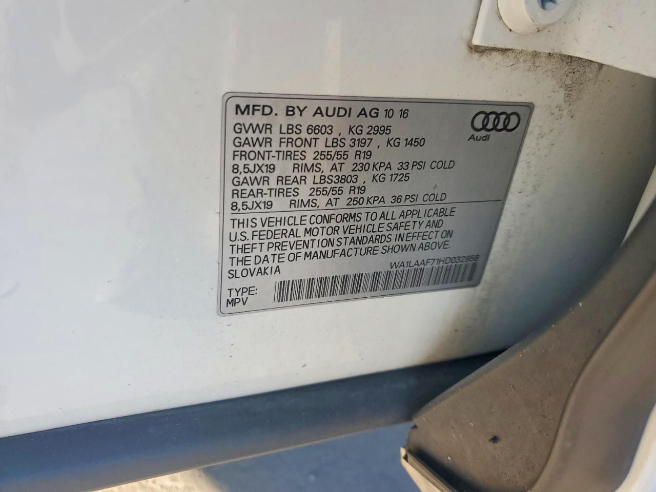 2017 Audi Q7 Premium Plus