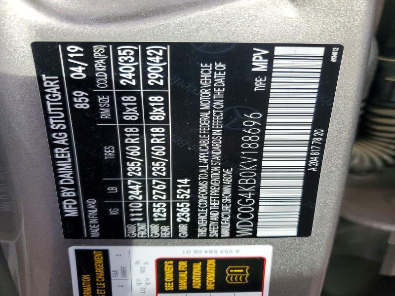 2019 Mercedes-Benz Glc 300 4matic