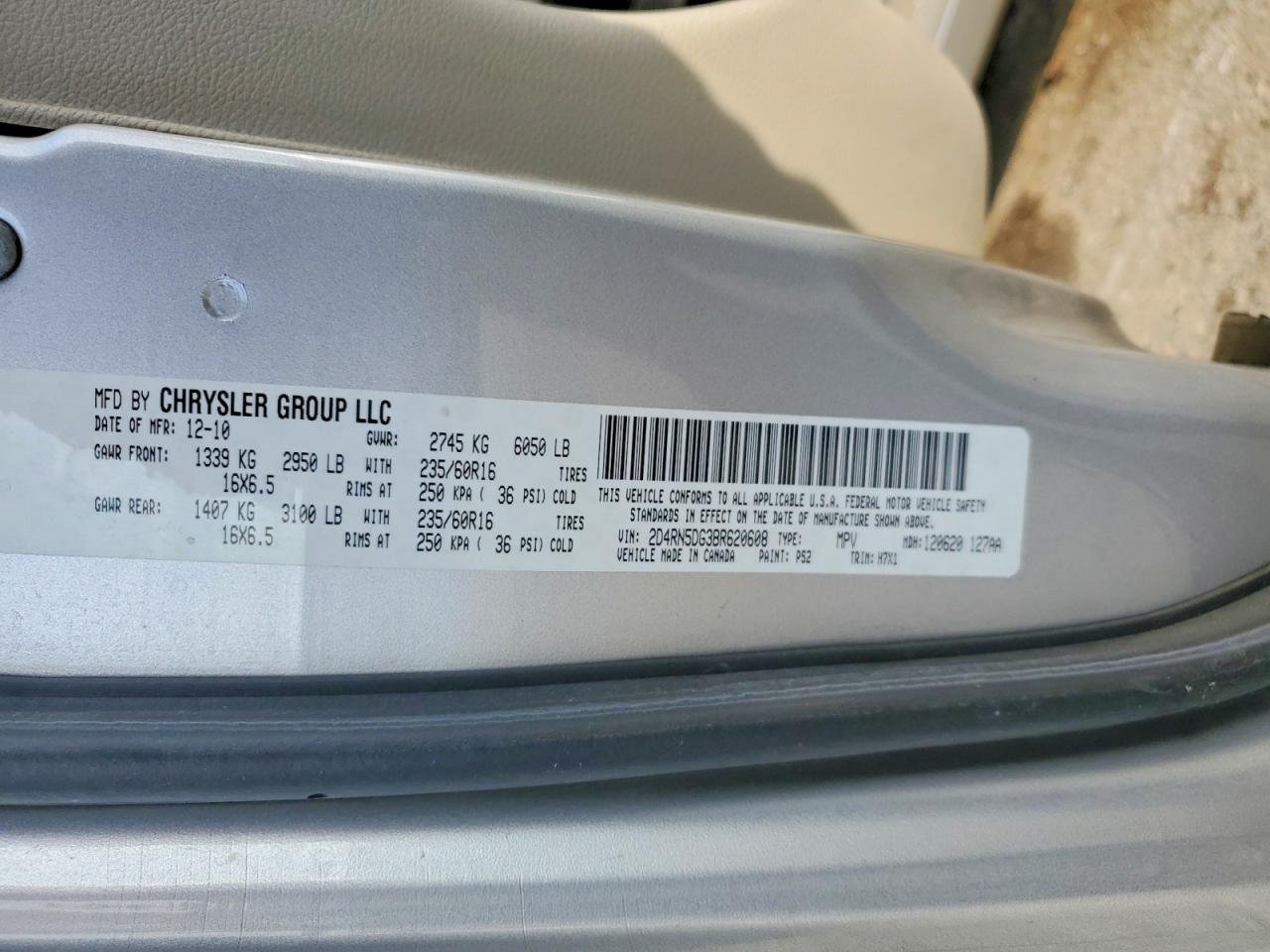2011 Dodge Grand Caravan Crew