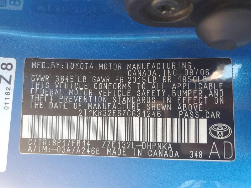 2007 Toyota Matrix xr