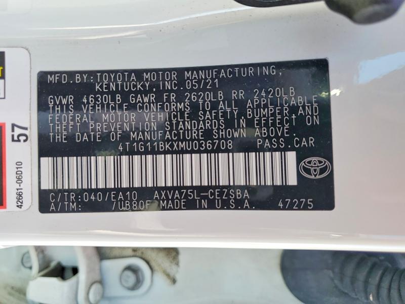 2021 Toyota Camry se