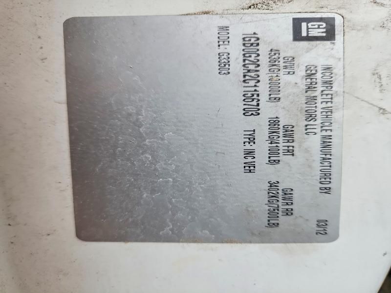 2012 Chevrolet Express box Truck