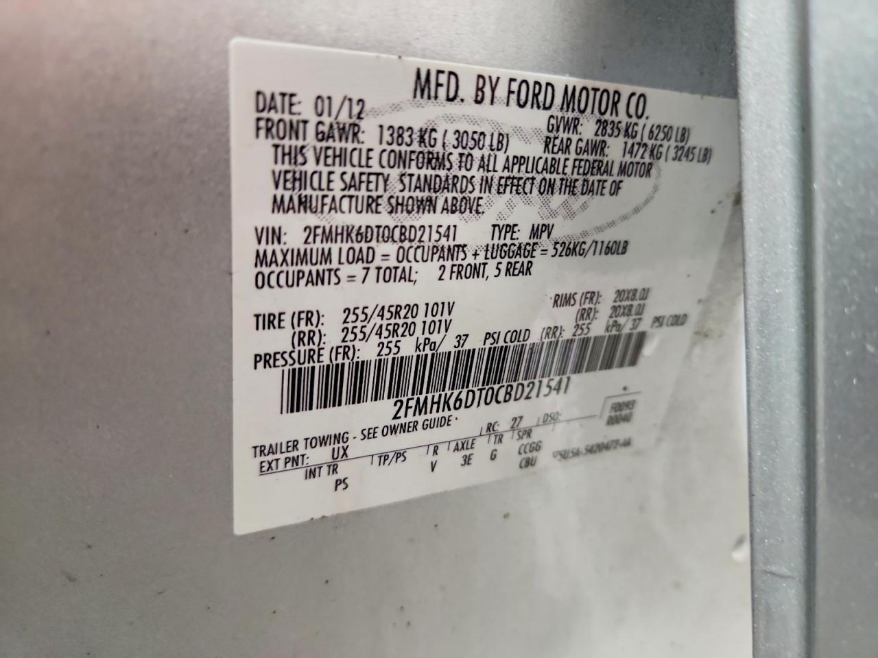 2012 Ford Flex Limited