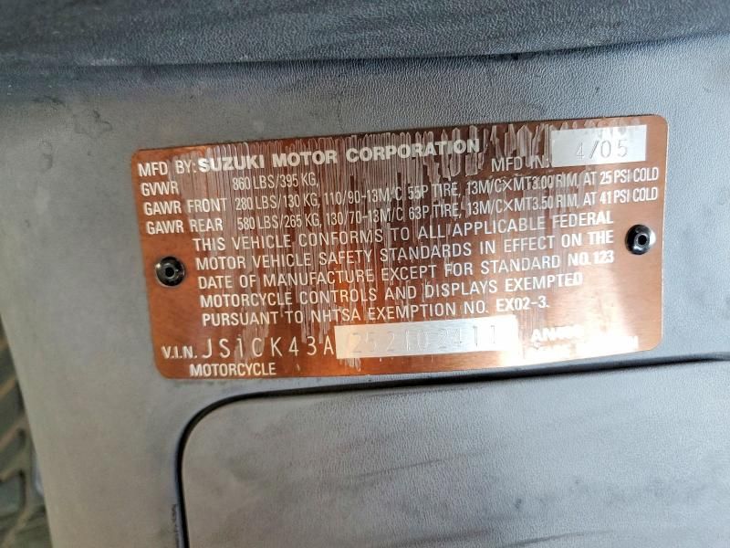 2005 Suzuki AN400