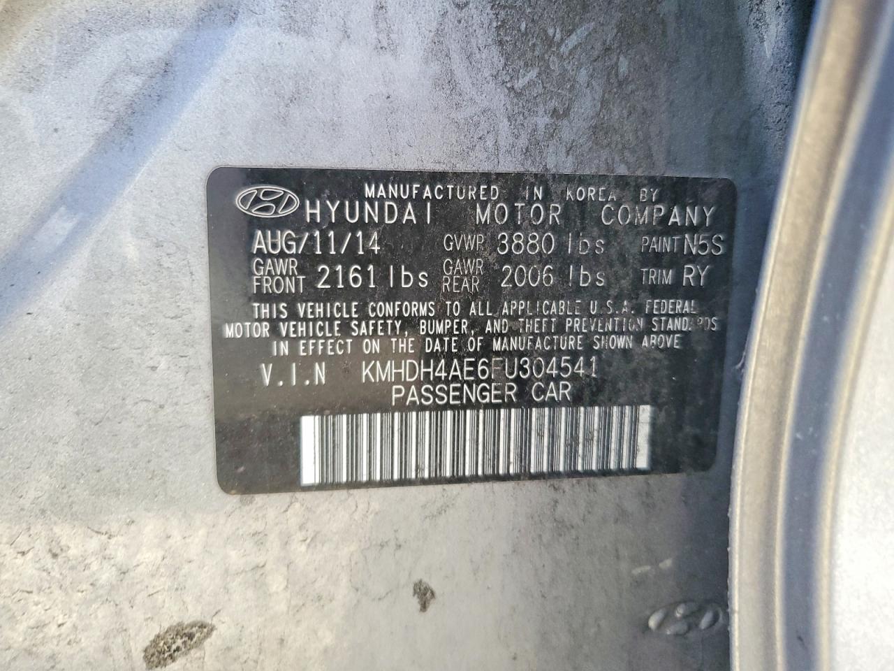 2015 Hyundai Elantra se