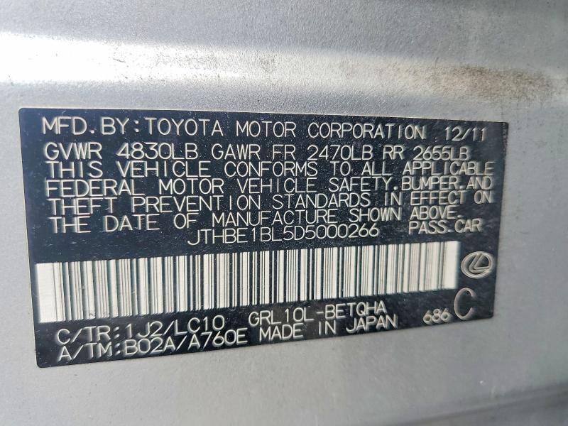 2013 Lexus Gs 350 Base