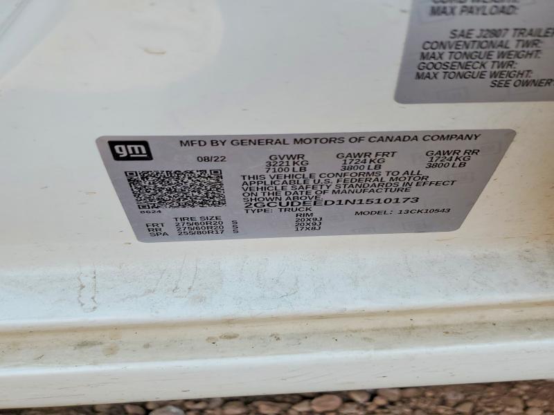 2022 Chevrolet Silverado K1500 RST