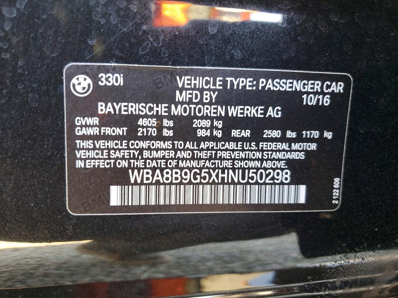 2017 BMW 330 i