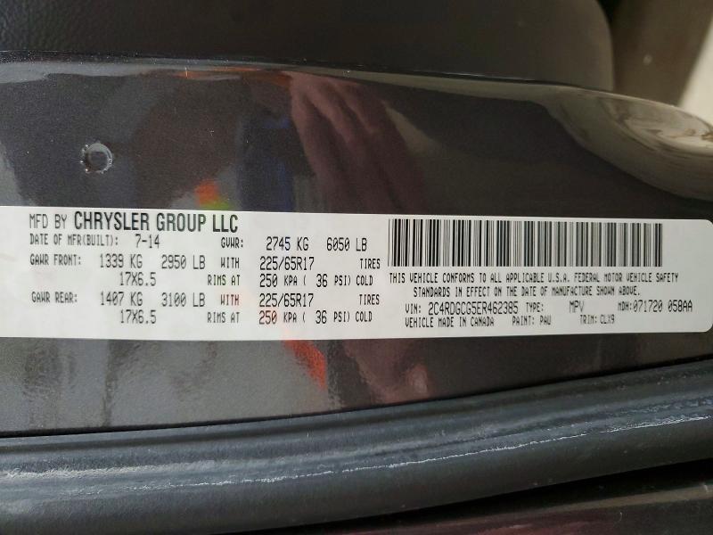 2014 Dodge Grand Caravan sxt