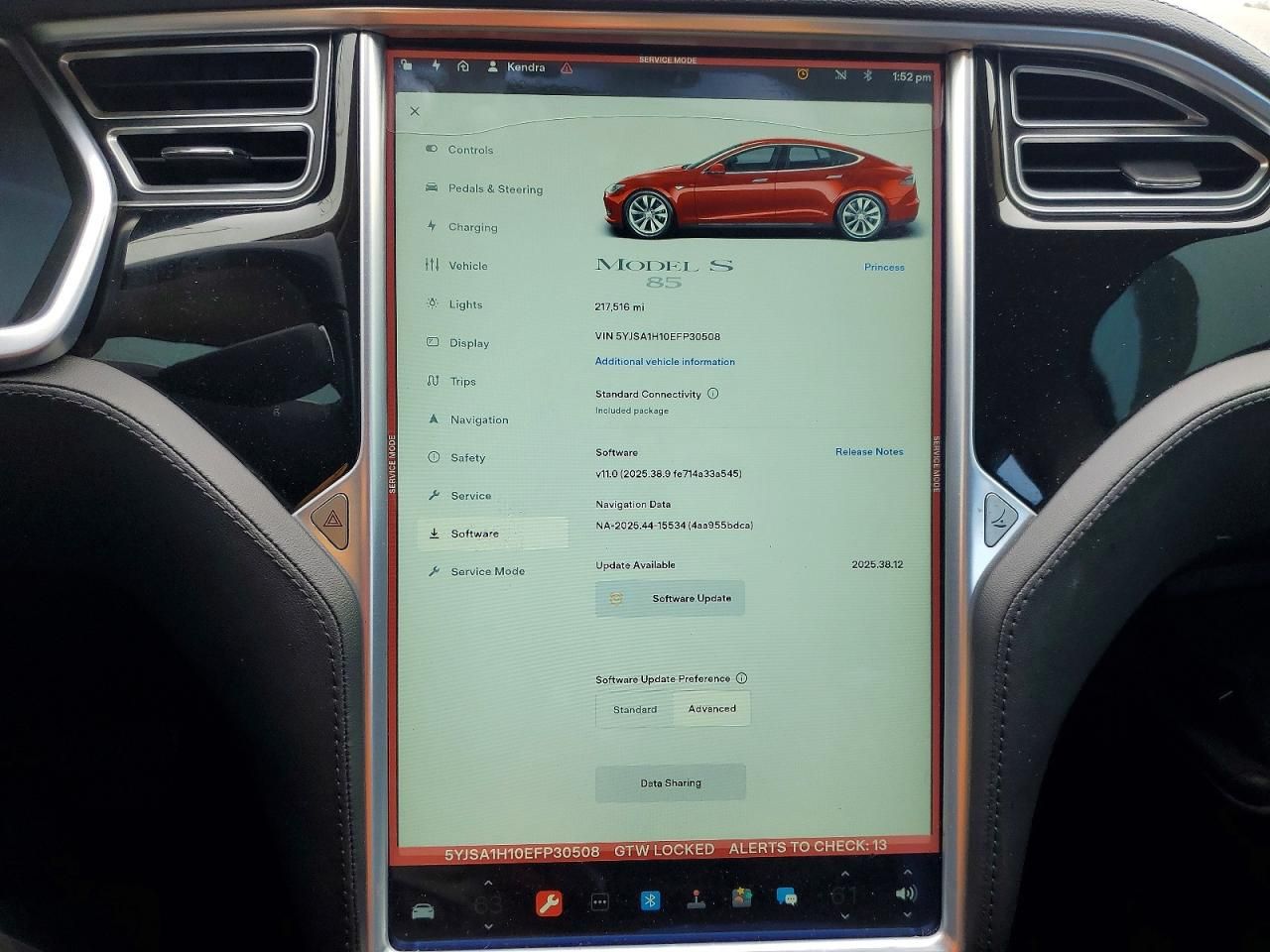 2014 Tesla Model s
