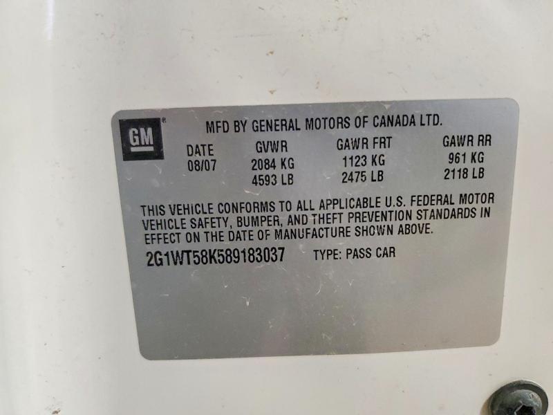 2008 Chevrolet Impala lt