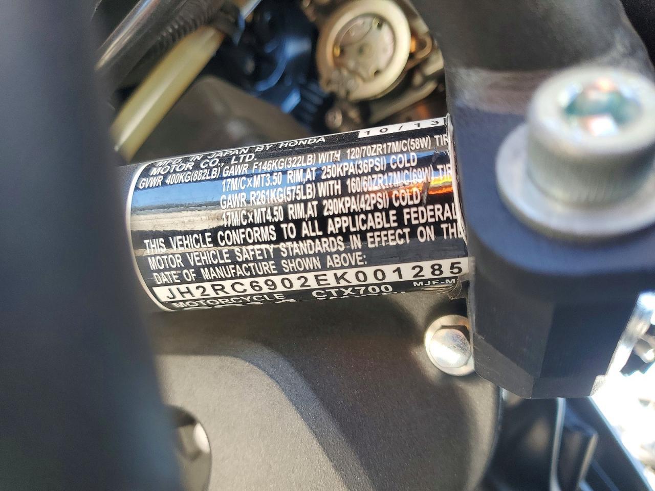 2014 Honda Ctx700