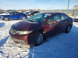 Vehiculos salvage en venta de Copart Ottawa, ON: 2014 Honda Civic lx