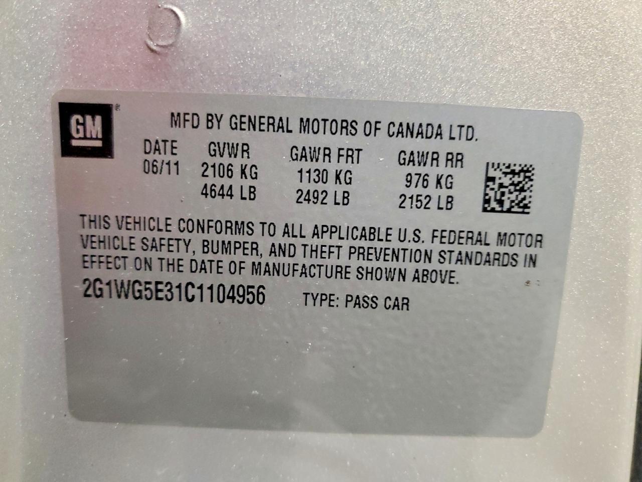 2012 Chevrolet Impala lt