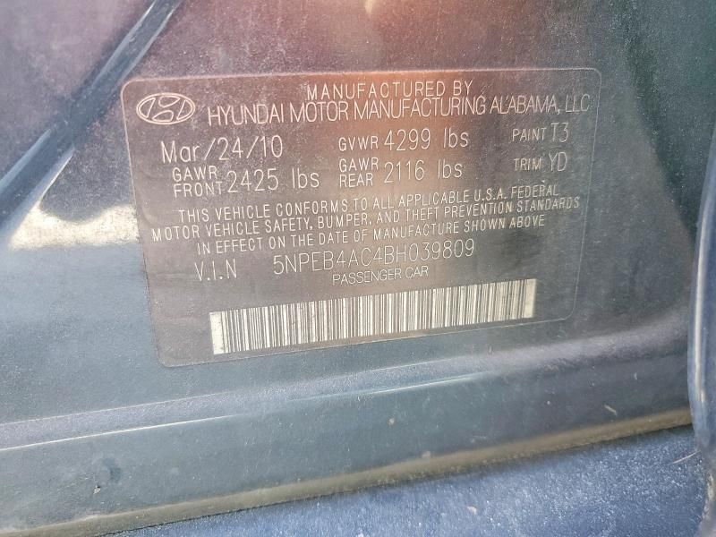 2011 Hyundai Sonata gls