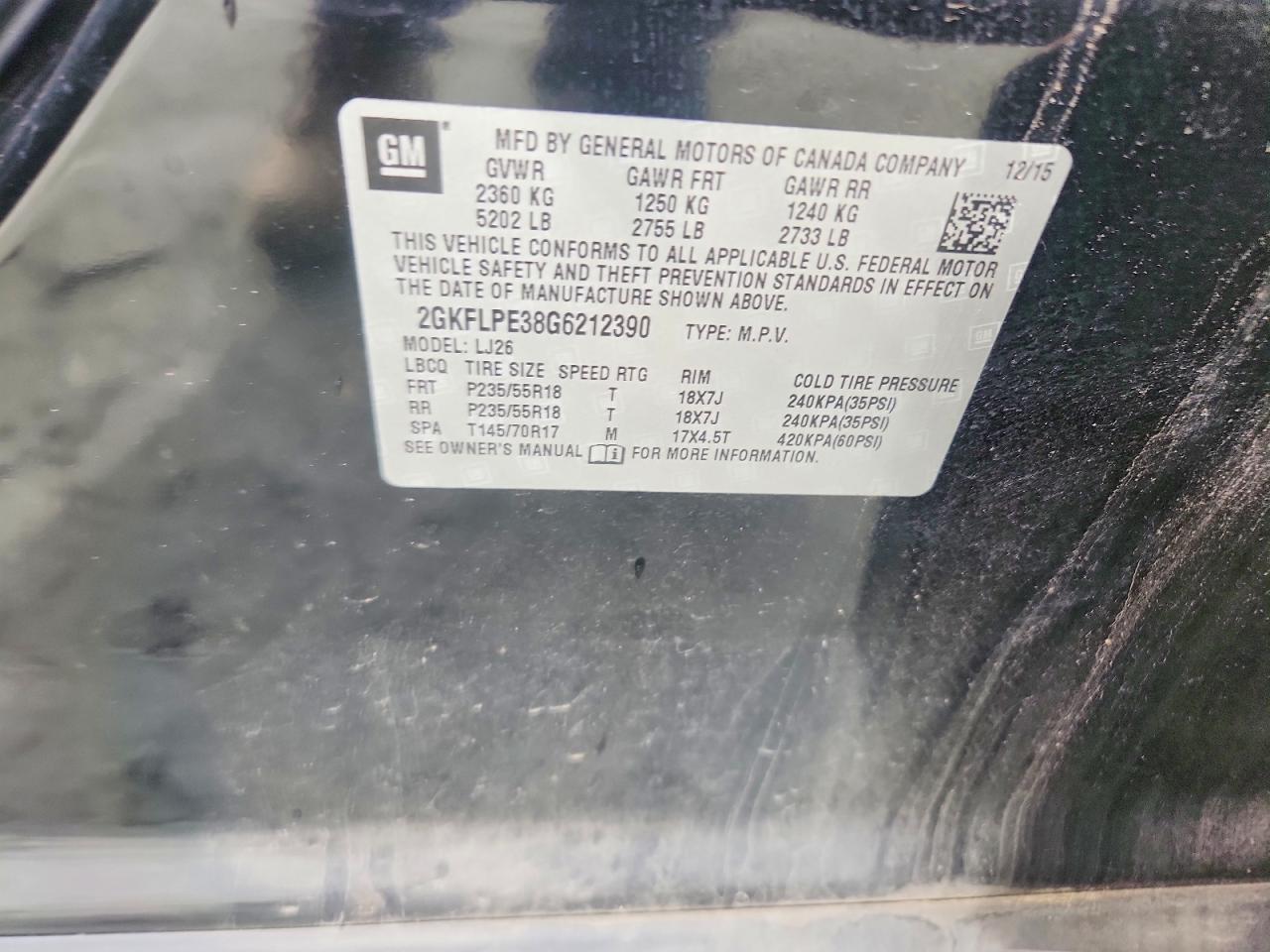 2016 GMC Terrain slt