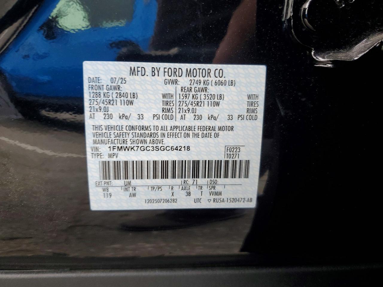 2025 Ford Explorer st