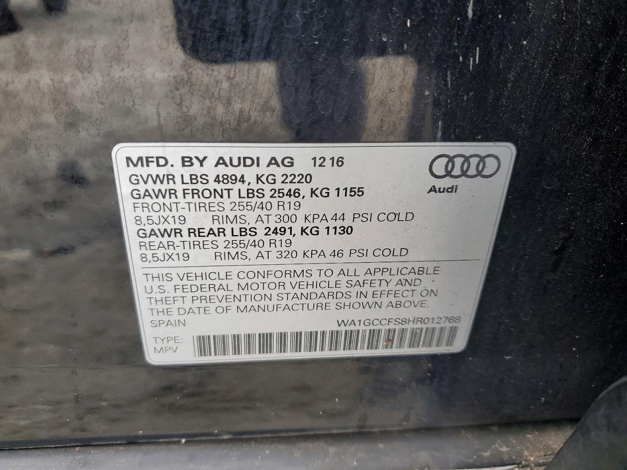 2017 Audi Q3 Prestige