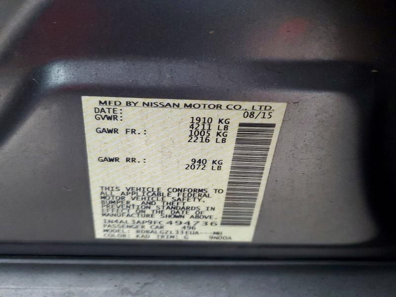 2015 Nissan Altima 2.5