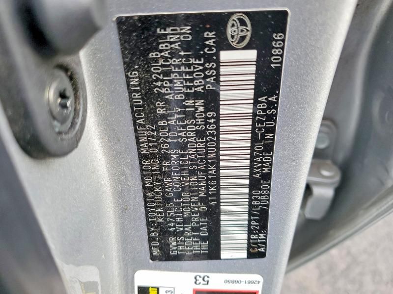 2022 Toyota Camry xse