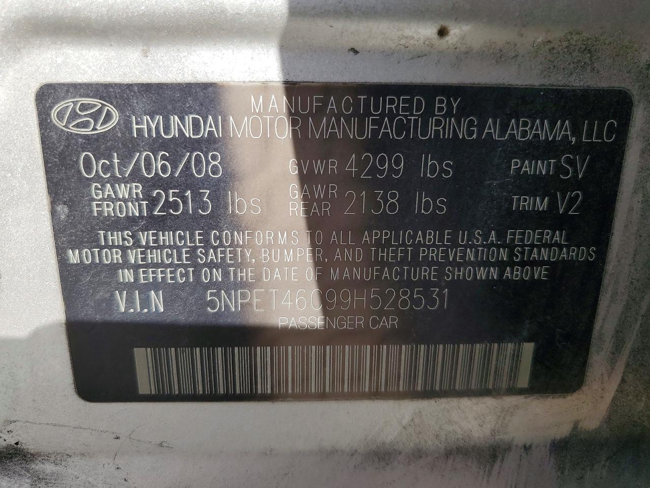2009 Hyundai Sonata gls