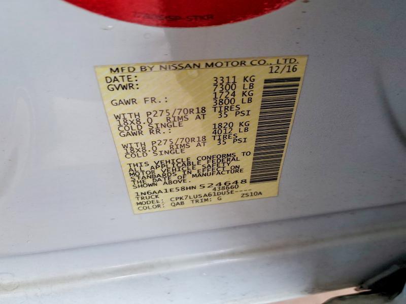 2017 Niss Titan Pro-4x