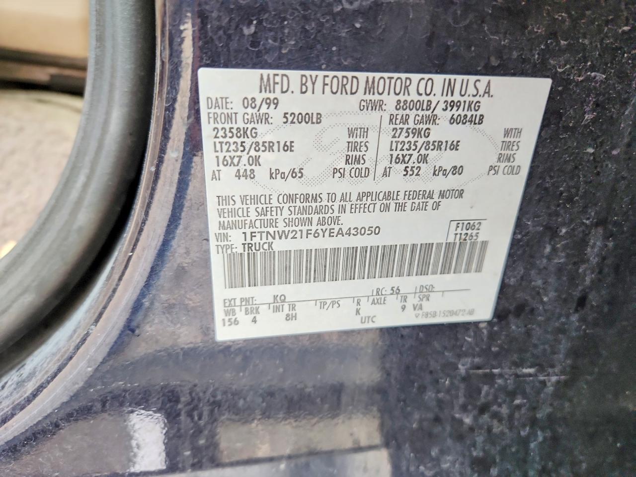 2000 Ford F250 Super Duty