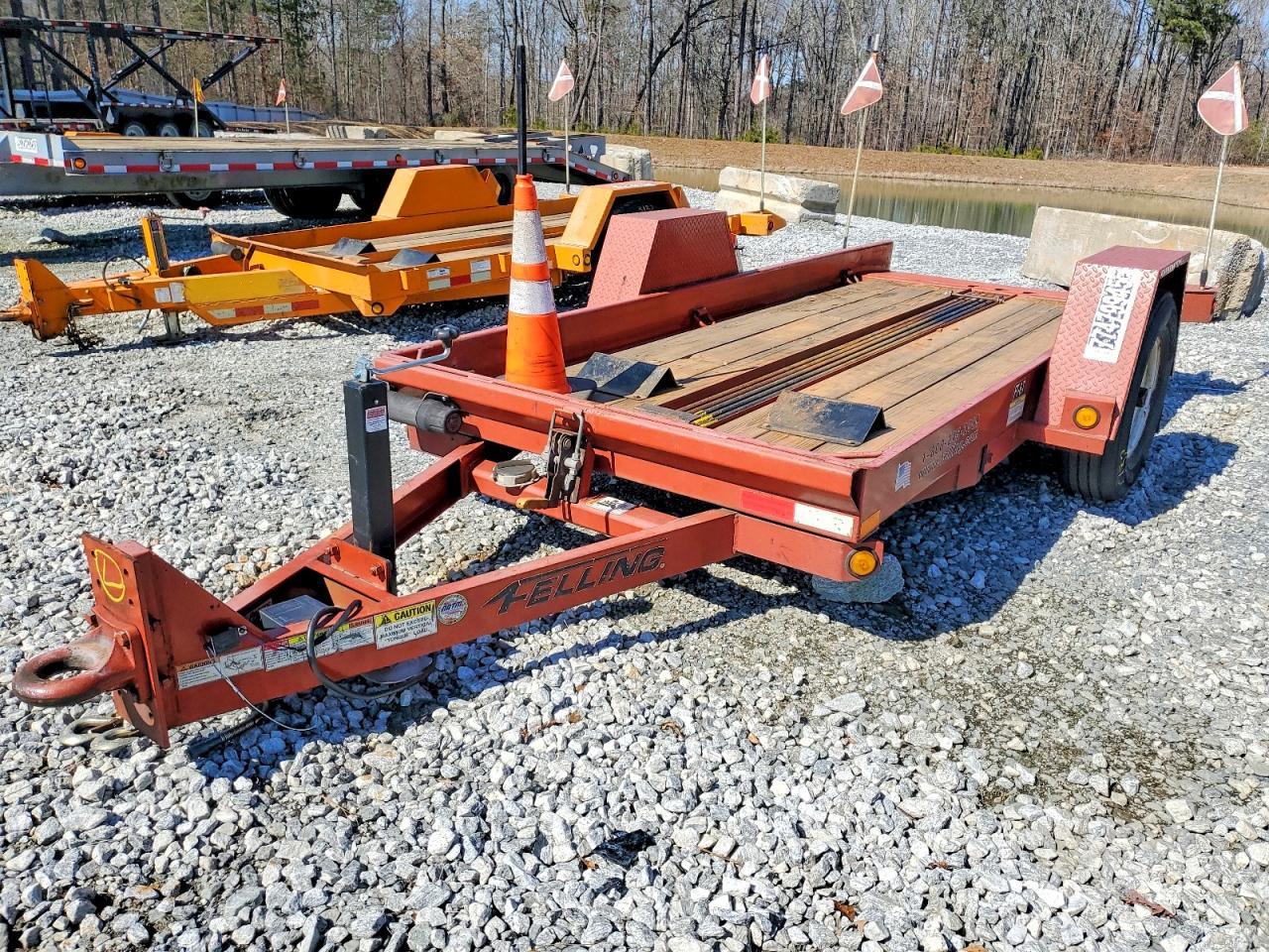 2017 Felling FT-6 T-1 Tilt Deck Equipment Trailer