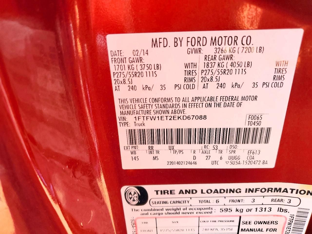 2014 Ford F150 Supercrew