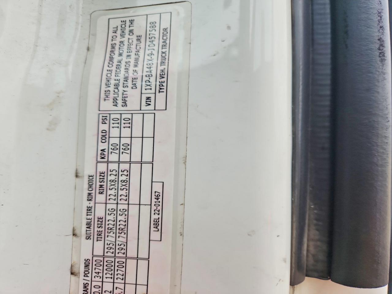 2018 Peterbilt 579 Semi Truck