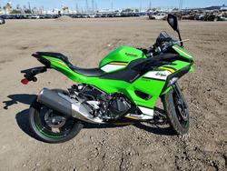 Salvage cars for sale from Copart Phoenix, AZ: 2025 Kawasaki EX500 H