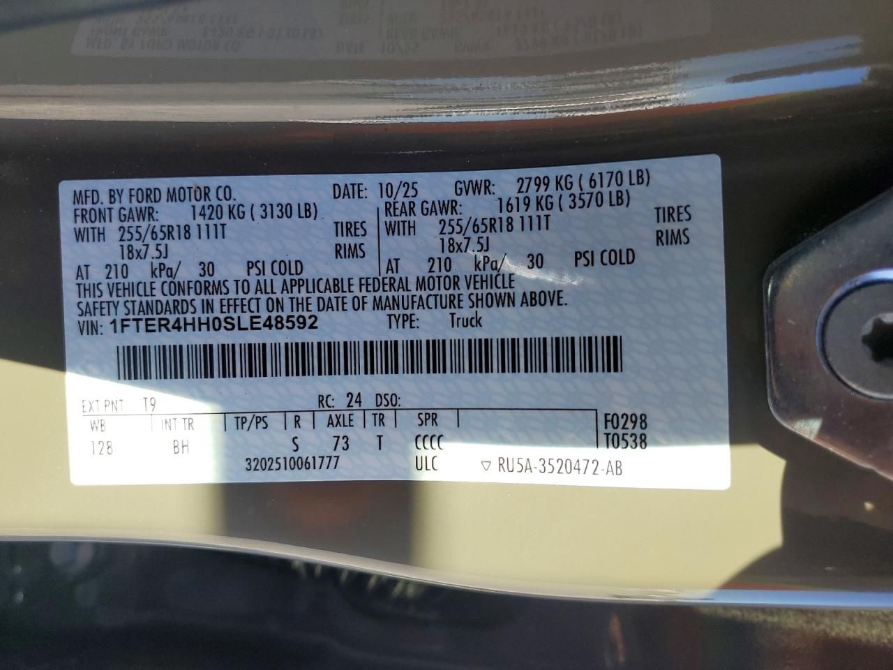 2025 Ford Ranger xlt