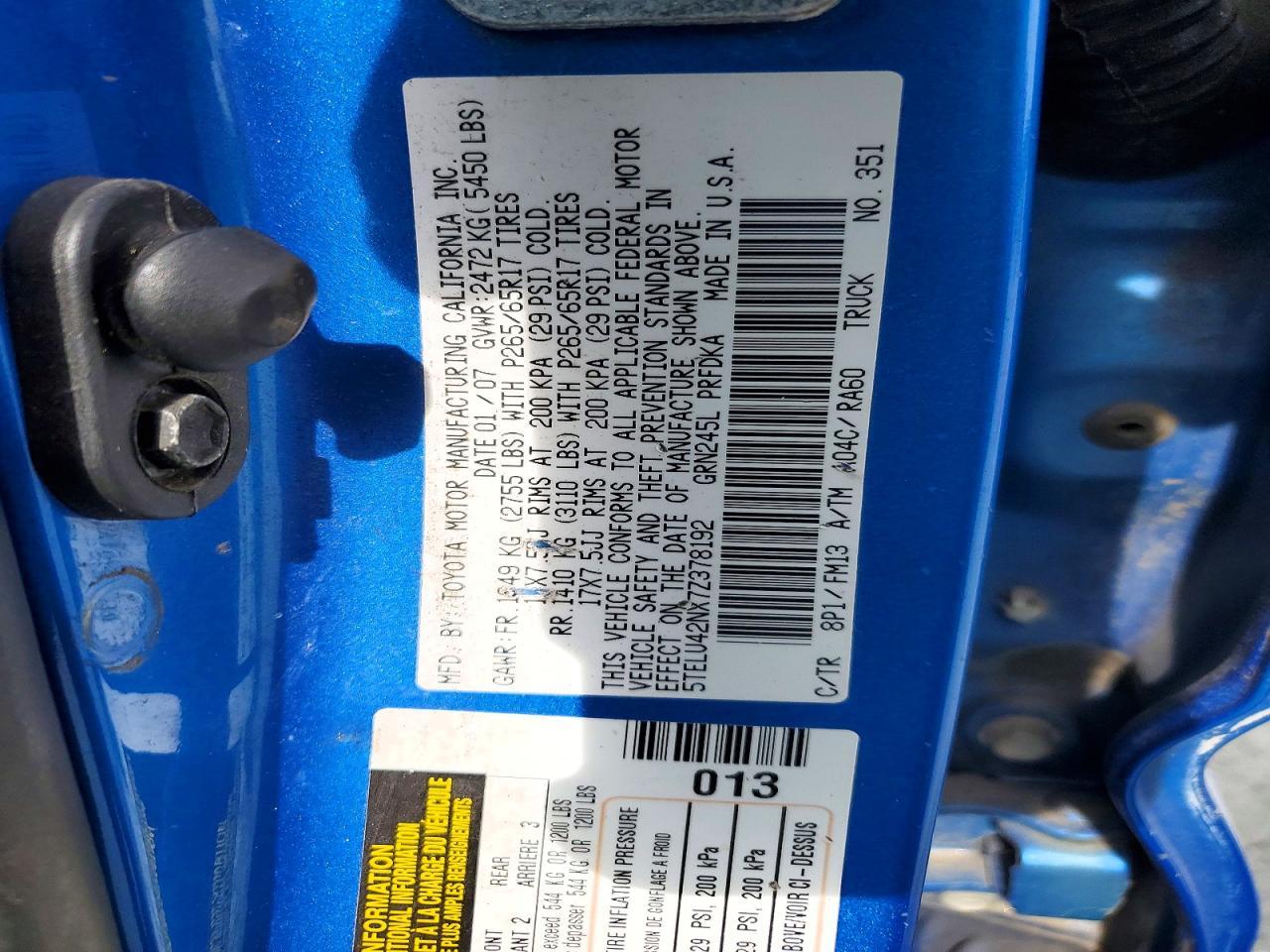 2007 Toyota Tacoma V6