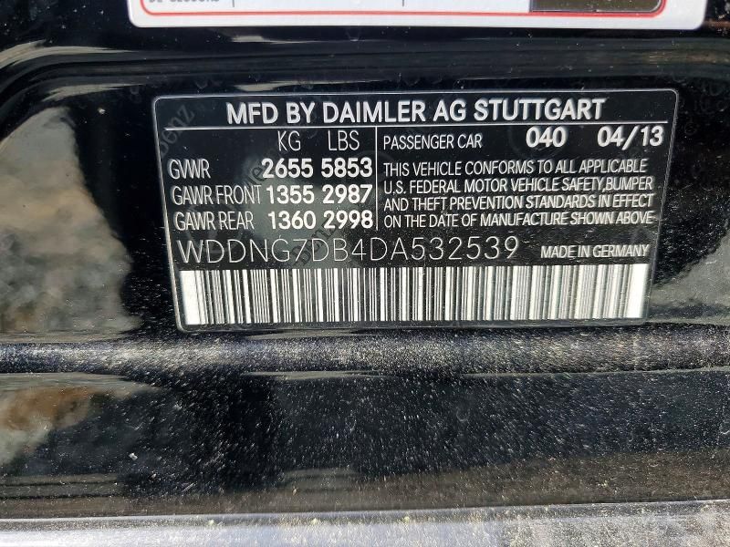 2013 Mercedes-Benz S 550