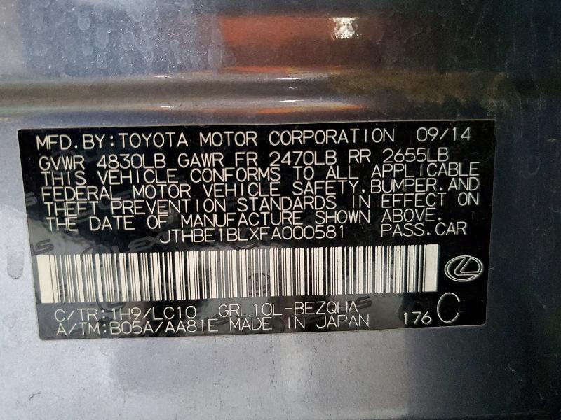 2015 Lexus Gs 350 Base