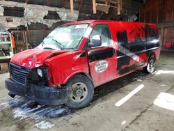 GMC salvage cars for sale: 2017 GMC Savana 3500 Cargo Utility / Service van