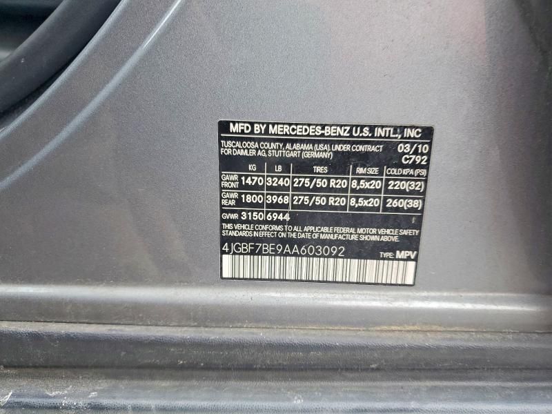 2010 Mercedes-Benz Gl 450 4matic