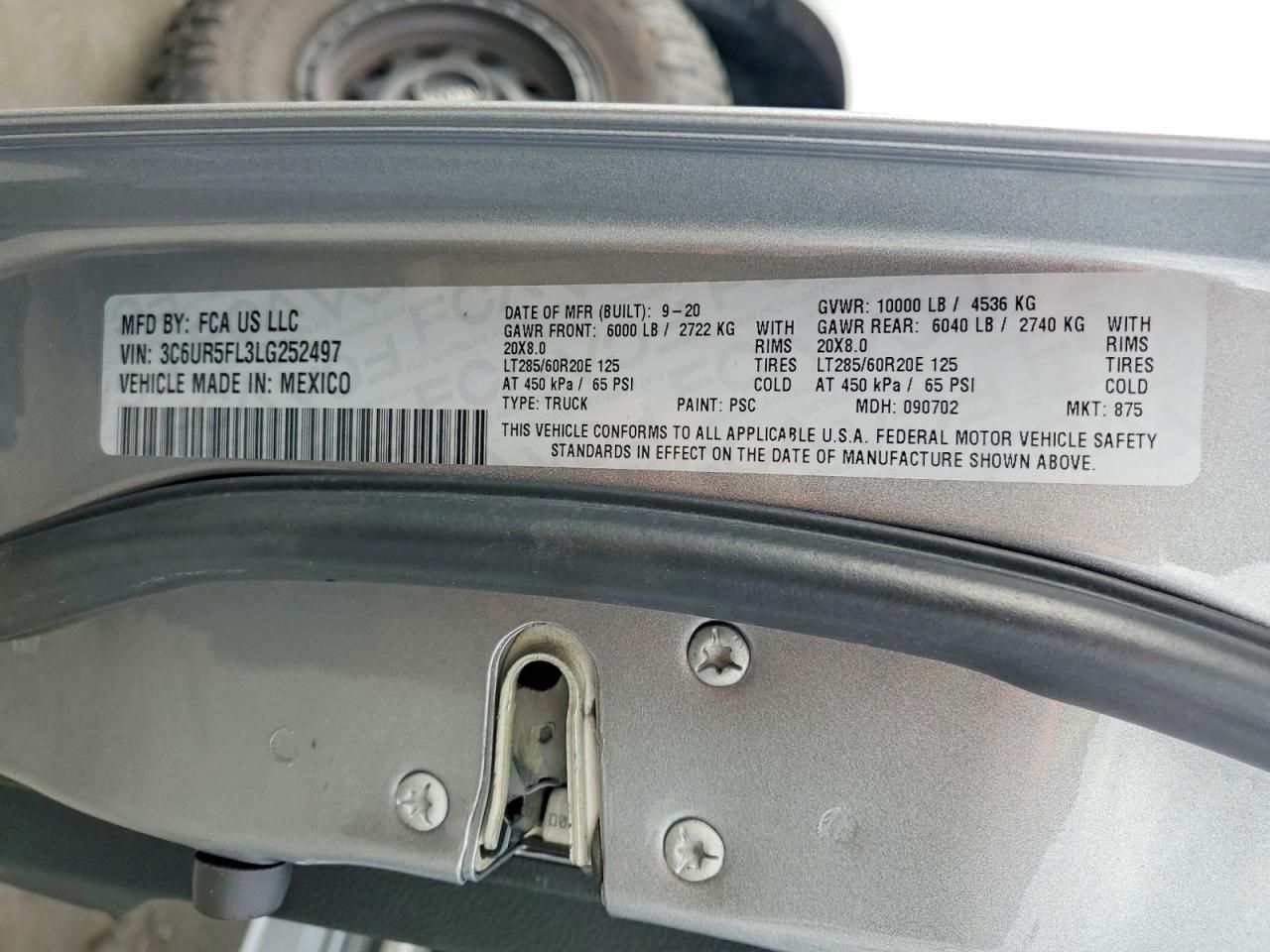 2020 Dodge 2500 Laramie