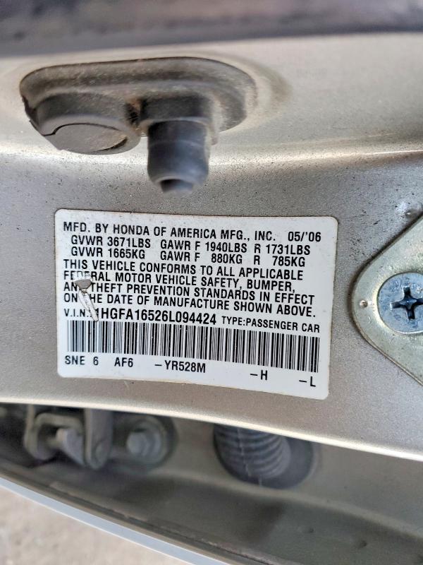 2006 Honda Civic lx