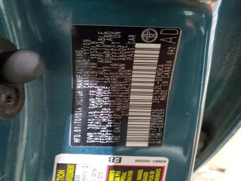 2010 Toyota Corolla Base