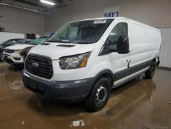 Salvage trucks for sale at Elgin, IL auction: 2016 Ford Transit T-350