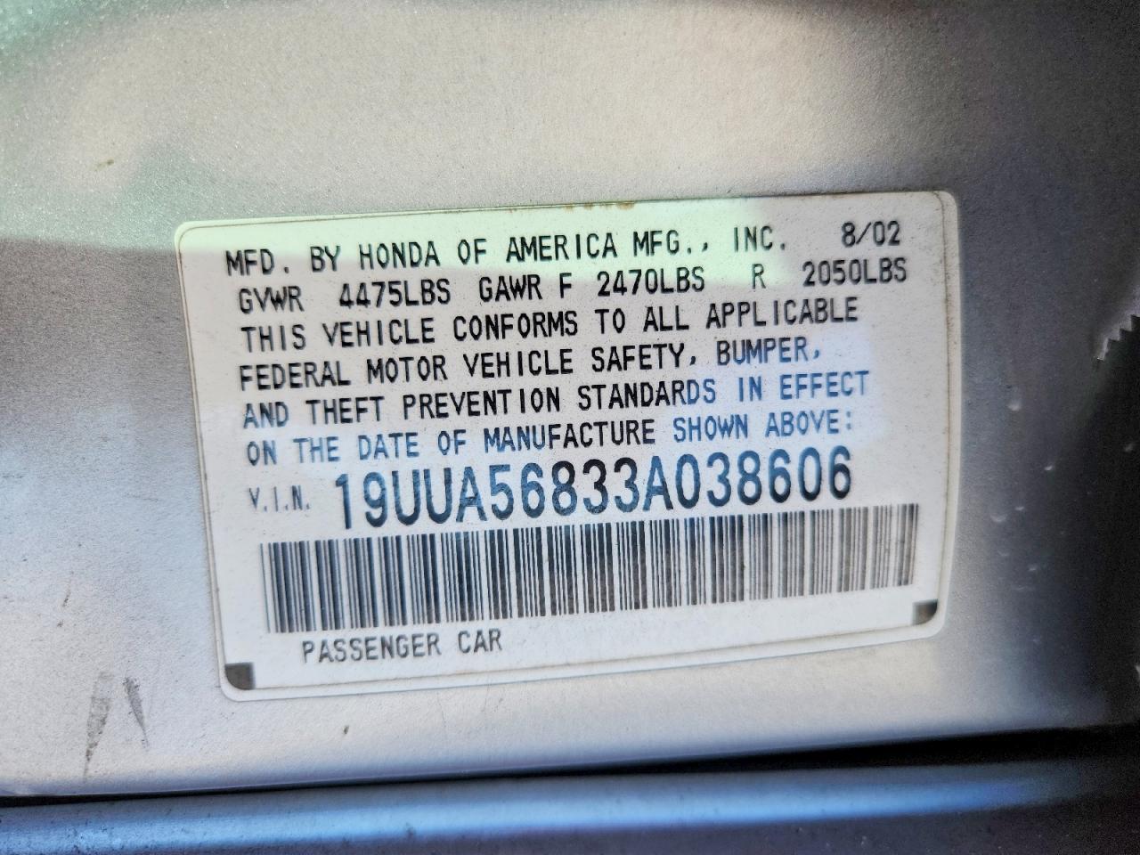 2003 Acura 3.2tl Type-s