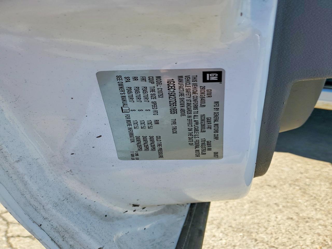 2007 Chevrolet Silverado C1500 Classic