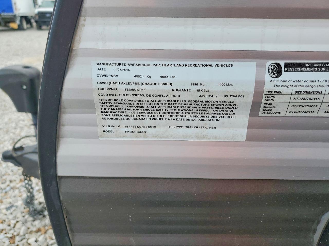 2017 Heartland Pioneer Camper