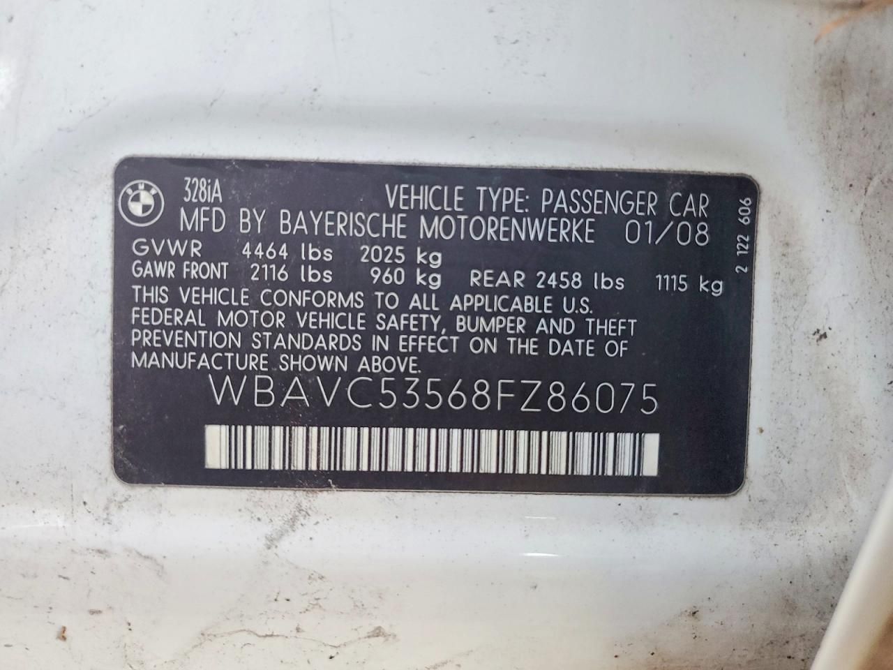 2008 BMW 328 i Sulev